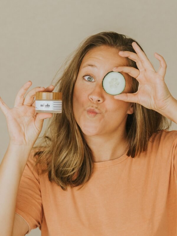 Beauty Crush Gentle Rebalancing Cleanser with foam texture on a clean white background